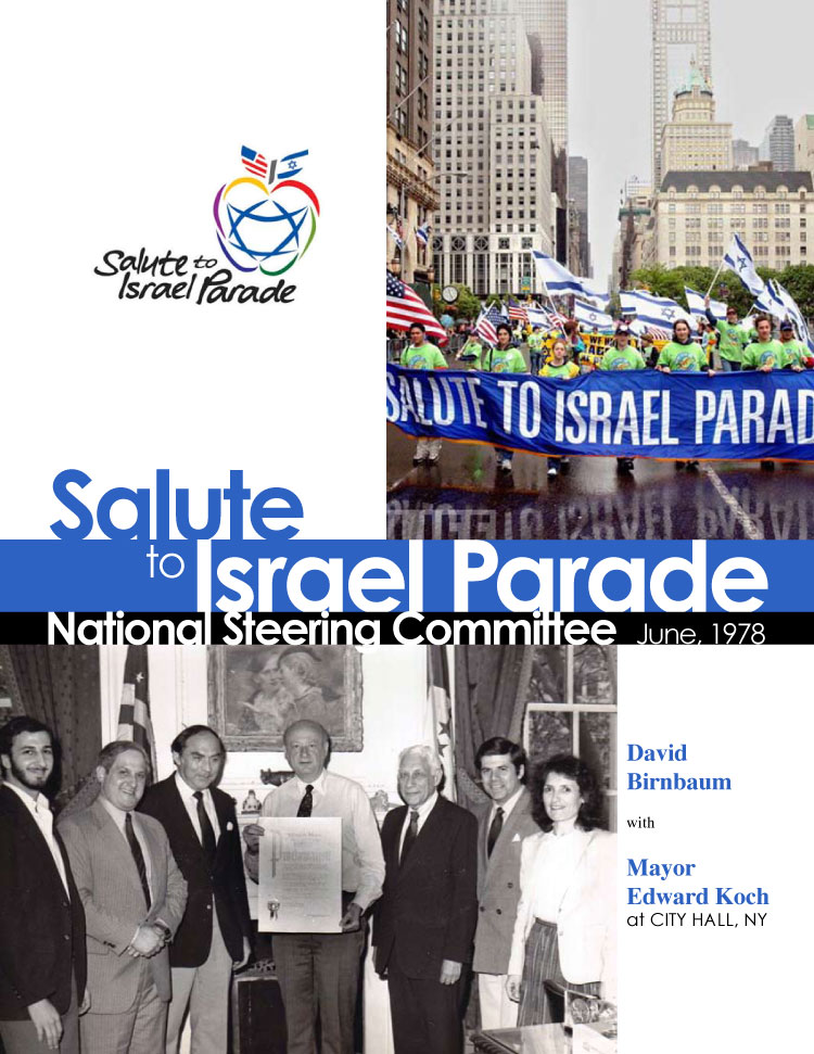 33-DavidBirnbaumNYMayorKochSalutetoIsraelParade